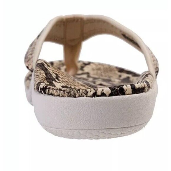 Spenco Yumi Nuevo Snake Sandal Womens 9 D Wide Cream Arch Support New - Picture 5 of 8